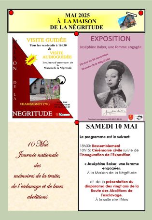 En mai à la Maison de la Négritude